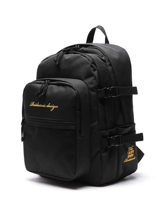 OH OOPS BACKPACK (BLACK/YELLOW)