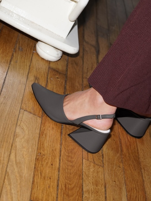 Melody Sling-backs / YY9A-S34 Charcoal