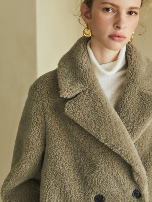 [단독]reversible wool shearing coat (2colors)