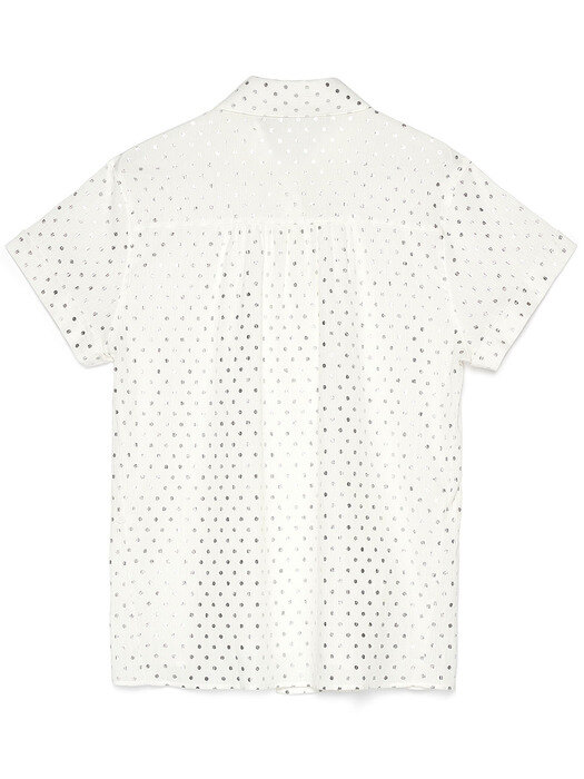 Half Sleeve Shirts_White(dot)