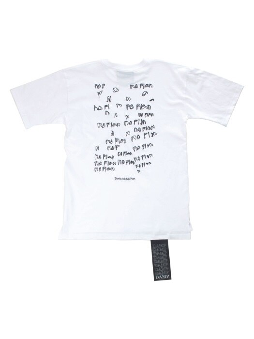 DAMP X YS MINDLESS SCRIBBLING TEE