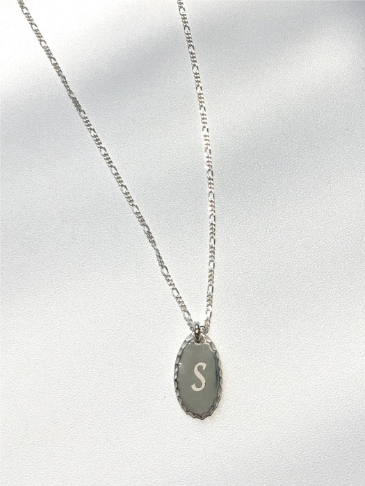 Silver  Emma Initial Necklace
