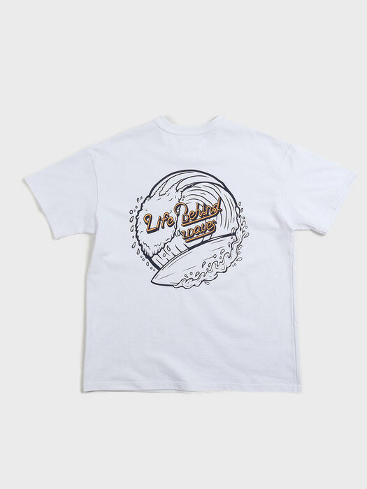 Life Behind Wave T-Shirts (White)