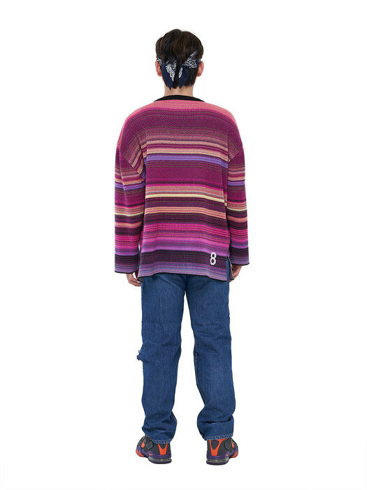 8D009 - OVERSIZED PSYCHEDELIC PULLOVER