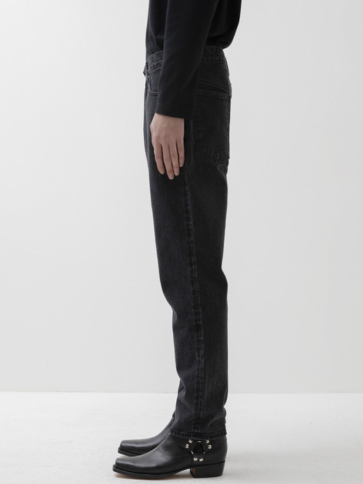 Side Wahed Jeans (Black)