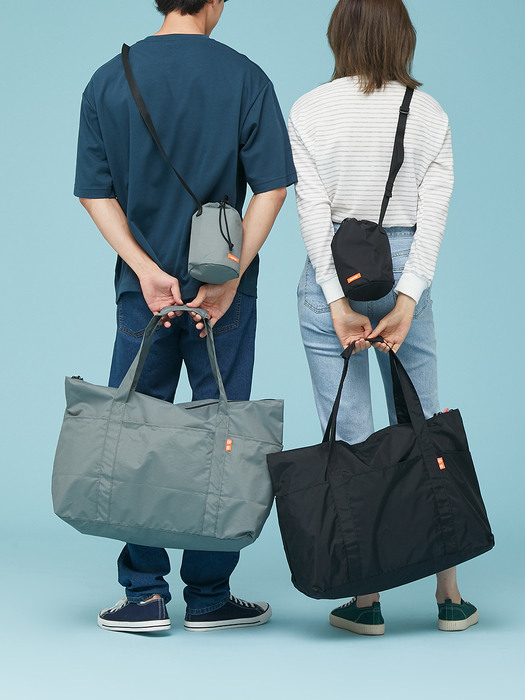 M-Lite 초경량 패커블 여행용 숄더백 2컬러 생활방수 가방