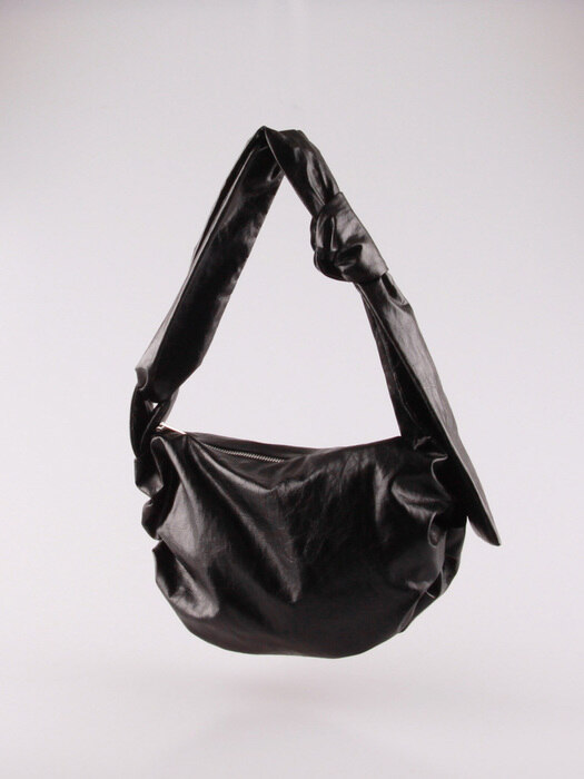 Dumpling bag new mini_ crack black