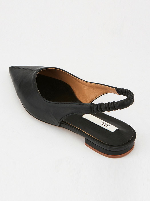 Slingback Flat (Black)