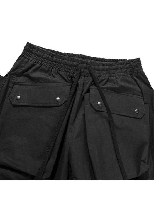 UTILITY RIPSTOP PANTS  BLACK