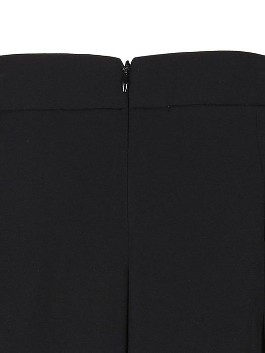 WOMEN PLEATS CULOTTES BLACK