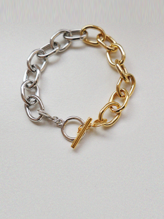 Mix chain bracelet