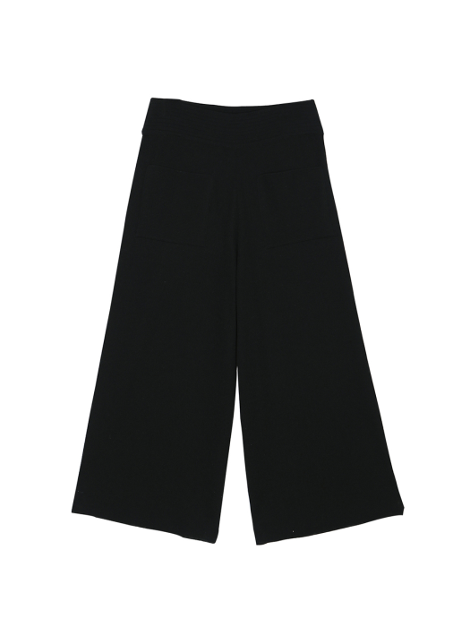 Linen crop Wide Knit pants (3colors) TMTWA25W22