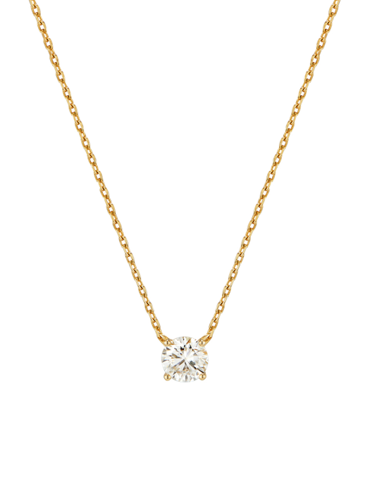 [Silver925]Moissanite 0.5Carat Necklace_DN0001