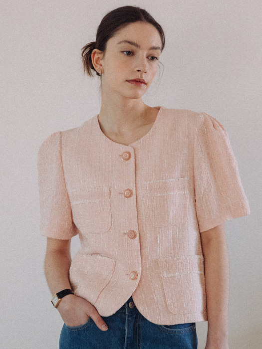 Maisie Linen Tweed Jacket_4color