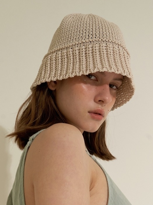 Summer Cone Hat_Oat