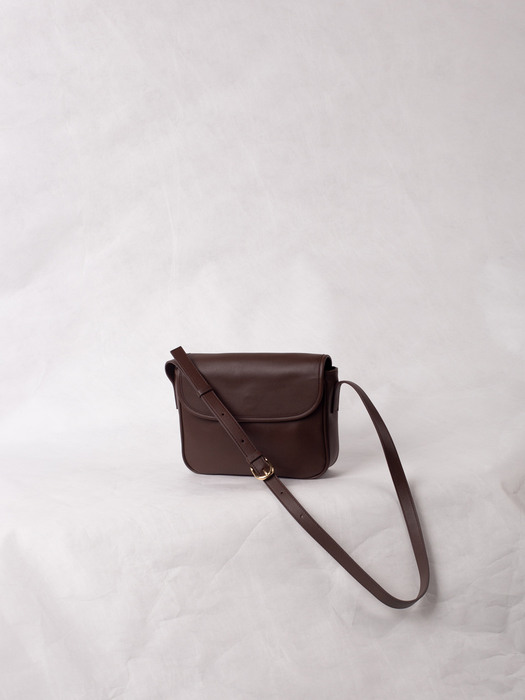 Soft leather Cross Bag Brown