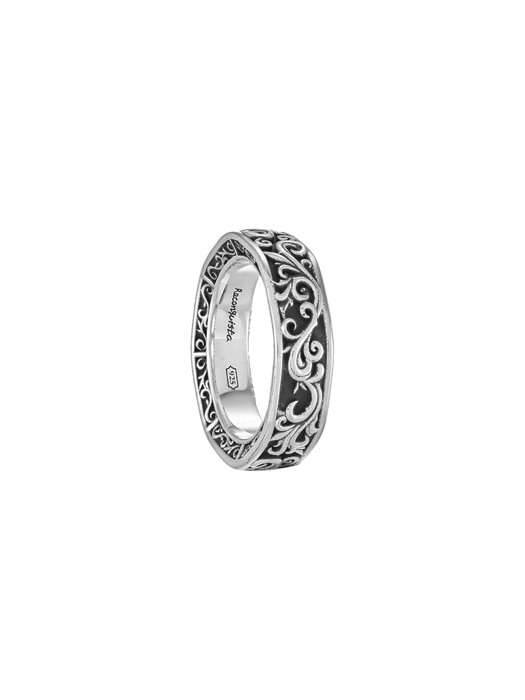Octagon Bold Ring (Sterling Silver)