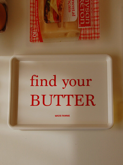 find your BUTTER tray 레시피 쟁반 카페 트레이