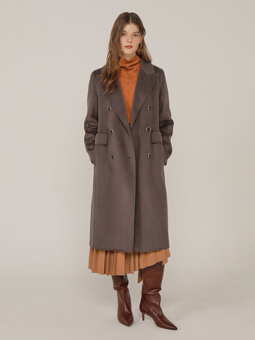 [단독기획]Basic Cashmere Handmade Belted Coat NE0WWH101
