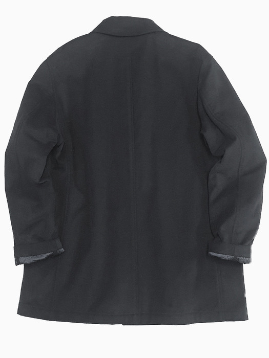 birbante quilted padding lining jacoat - black