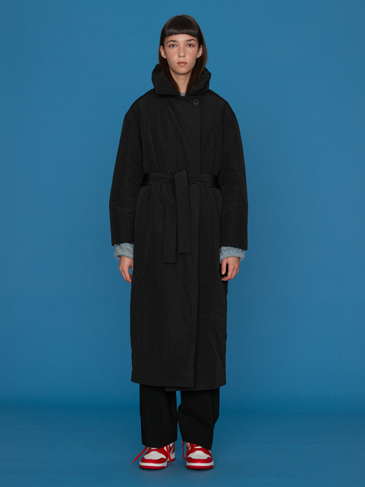 Adela Long down coat_Black