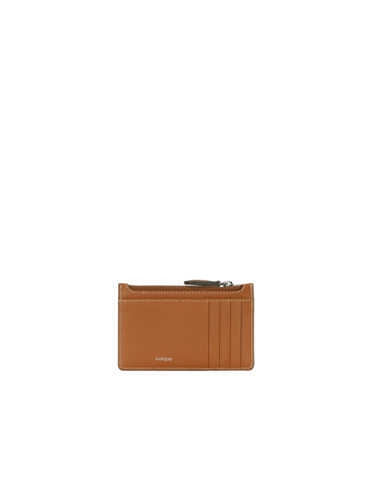 Perfec Index Zipper Card Wallet (퍼펙 인덱스 지퍼 카드지갑) Camel