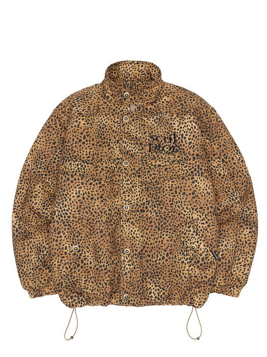 SCULPTOR스컬프터]Contrast Stitch Work Jacket Leopard