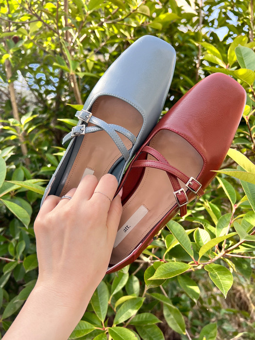 Two Strap Flat (3colors)