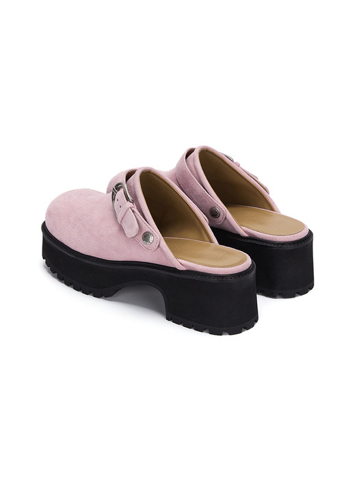 70S CLOGS_pink suede