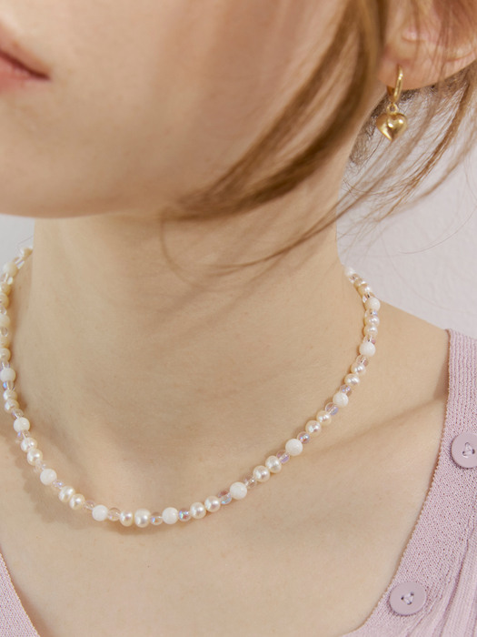 Pearl & Beaded Necklace, Charlotte