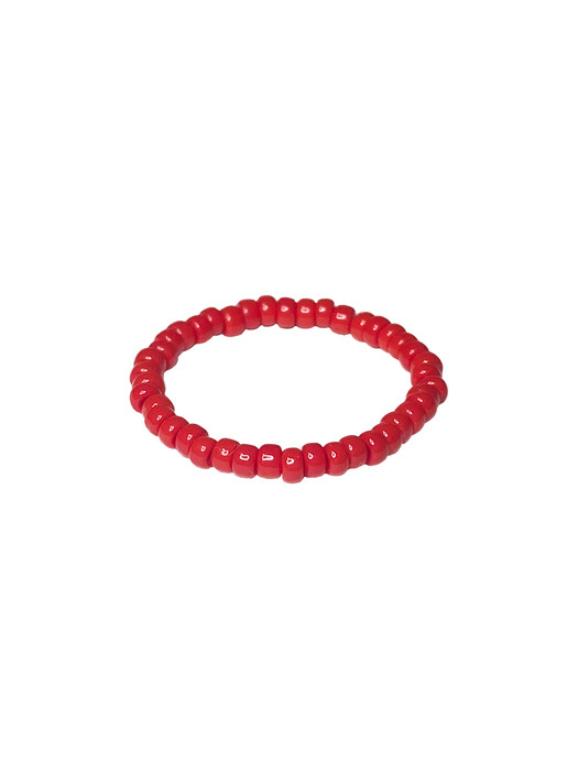 Red Fine Color Beads Ring 비즈반지