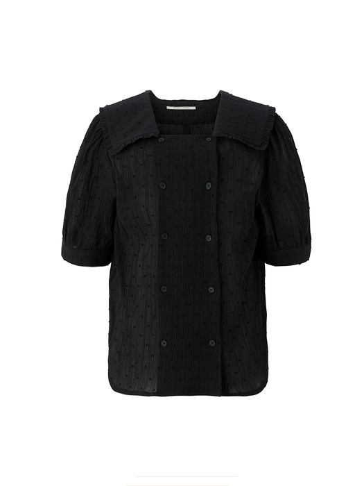 Dot vintage blouse - Black
