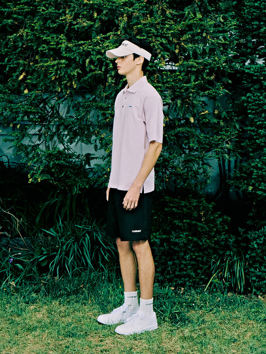 SOFT TOUCH COTTON POLO SHIRT_MOSS PINK