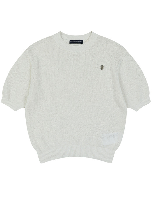 SIGNATURE LINEN KNIT_WHITE