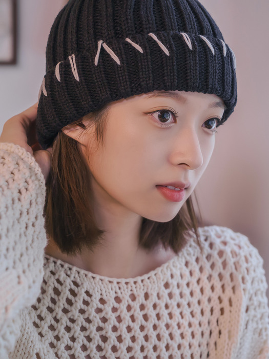cresin  knit beanie hat 4colors