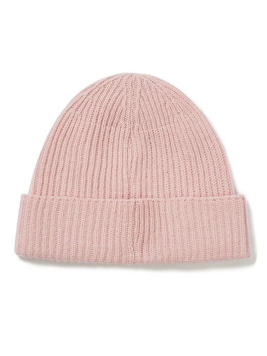 Ribbed Beanie (Pink)