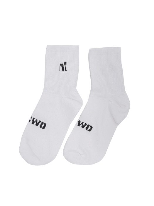 LOGO SOCKS_white (3packs)