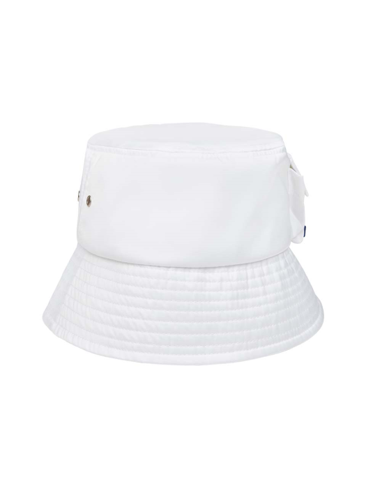 MINI POCKET BUCKET HAT - OFF WHITE