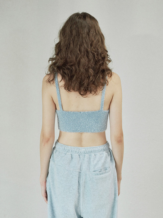 HOLIDAY KNIT SLEEVELESS (blue)