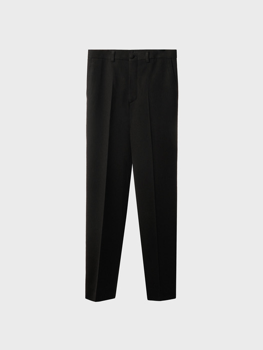 Wool-Twill Trousers(Black)_UTH-FP52 