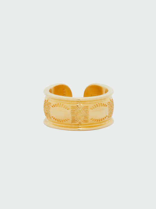 WOID Logo-Engraved Ring - Gold
