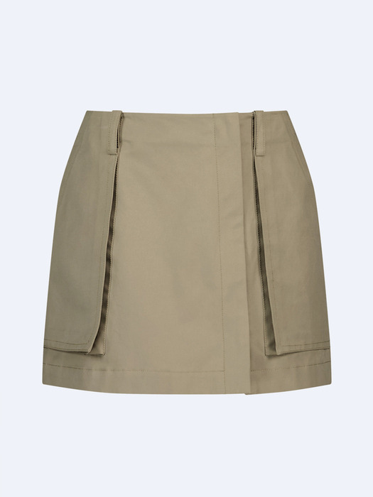 DMYTRO SKIRT, DESERT TAUPE