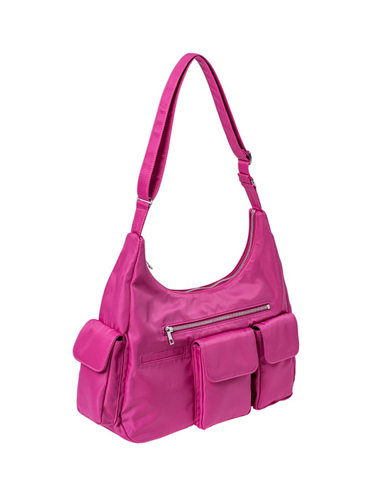 cargo shoulder bag_pink