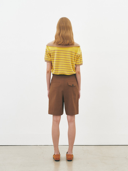 Terry Knit Top, Mustard