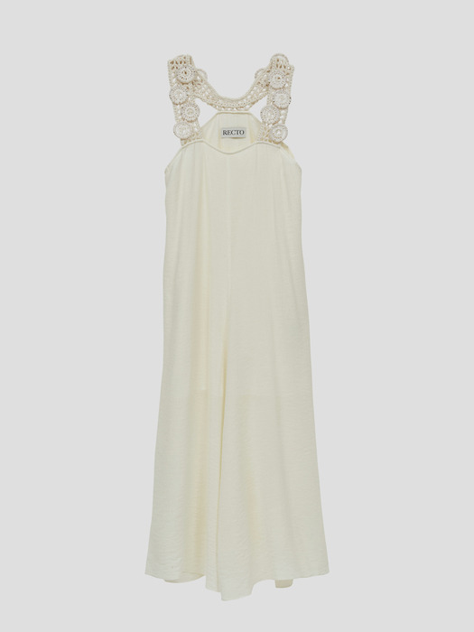 BOHEMIAN CRUISE LONG DRESS (CREAM)