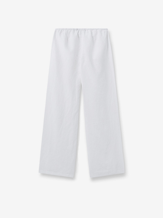 linen relax pants_white
