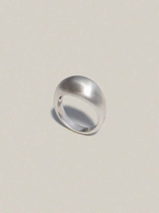 Volume Ring Matt Silver