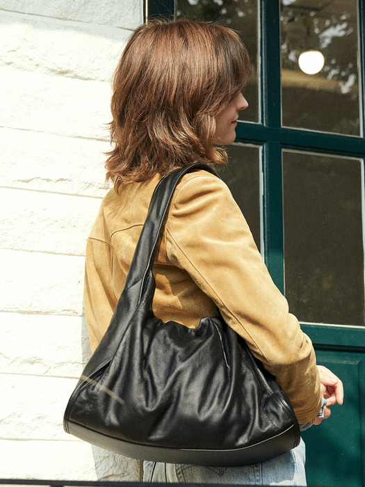 New Hobo Leather_BLACK(KISSES SHAPE)