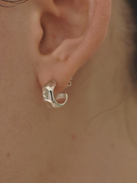multi polygon earring