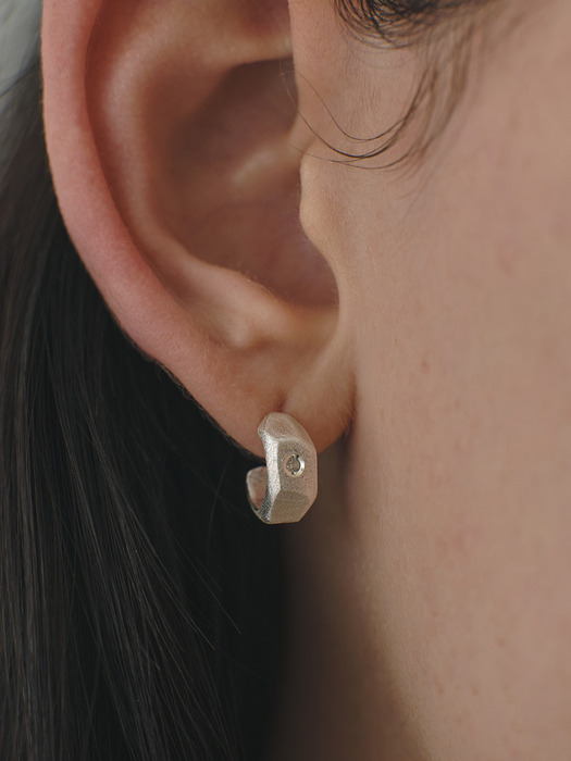 multi polygon earring